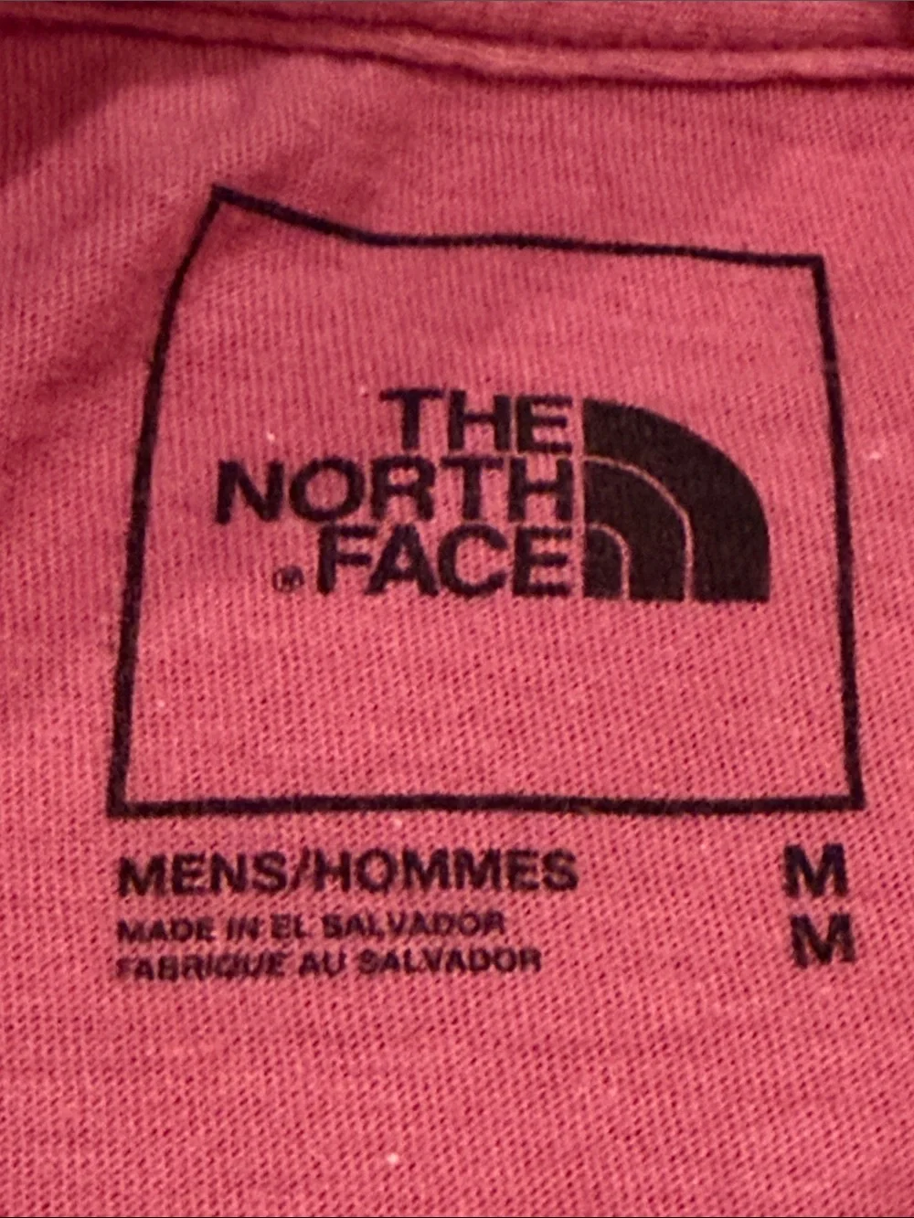 The North Face Magenta Tree Logo Graphic Long Sleeve Unisex Cotton Tee Shirt